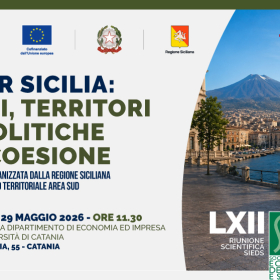 Riunione scientifica Sieds Catania incontro Fesr