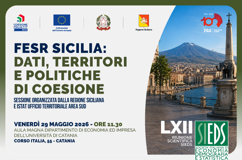 Riunione scientifica Sieds Catania incontro Fesr