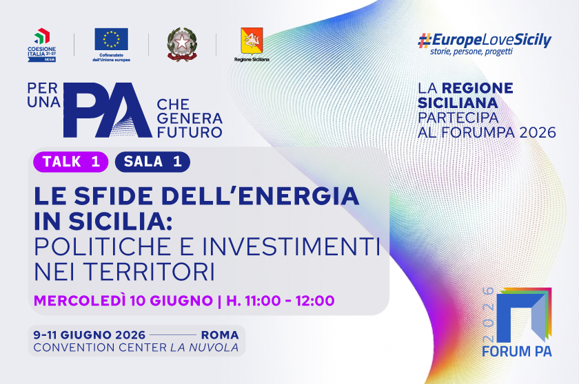 talk forumpa 2026 - le sfide dell'energia