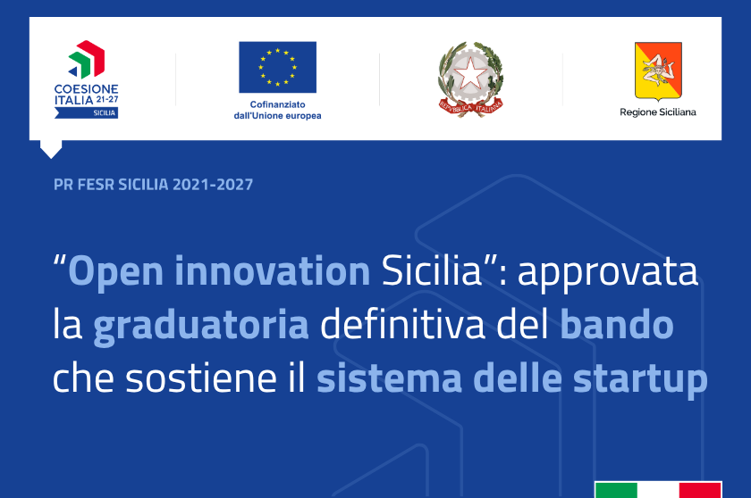 Open innovation Sicilia startup NEWS