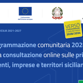 Programmazione 2028-2034 in Sicilia: al via consultazione online
